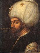 Paolo Veronese Portrait of Mehmed II by Italian artist Paolo Veronese. oil painting artist